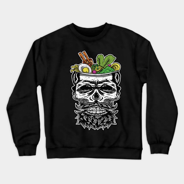 Food Japanese Ramen Noodle Crewneck Sweatshirt by ShirtsShirtsndmoreShirts